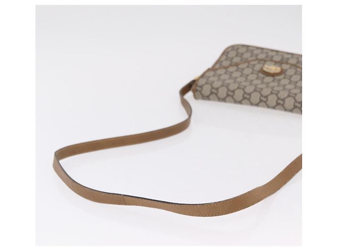 GUCCI GG Plus Supreme Shoulder Bag PVC Beige Gold - vista 8