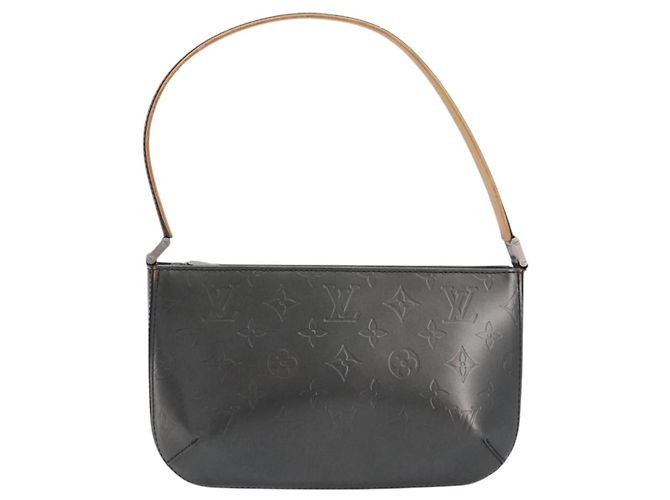 LOUIS VUITTON Monogram Mat Fowler Hand Bag Gray M55142 LV - vista 13
