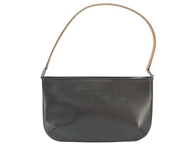 LOUIS VUITTON Monogram Mat Fowler Hand Bag Gray M55142 LV - vista 2