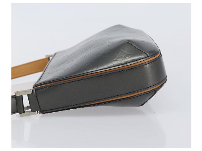 LOUIS VUITTON Monogram Mat Fowler Hand Bag Gray M55142 LV - vista 5