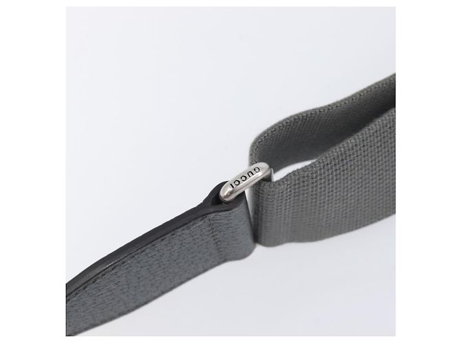 GUCCI GG Supreme Shoulder Bag PVC Gray Silver 699439 - vista 9