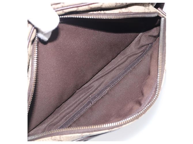 GUCCI GG Supreme Shoulder Bag PVC Beige Silver 114531 - vista 23