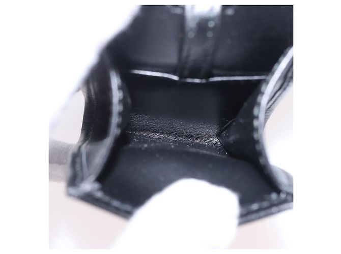 PRADA Hand Bag Leather 2way Black Silver - vista 31
