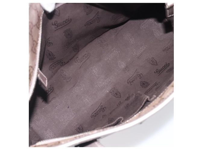 GUCCI GG Implementation Tote Bag PVC Leather Silver 211138 - vista 17