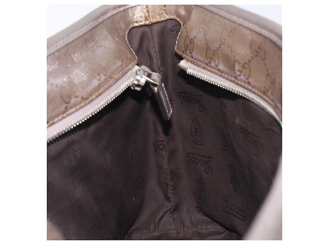 GUCCI GG Implementation Tote Bag PVC Leather Silver 211138 - vista 18
