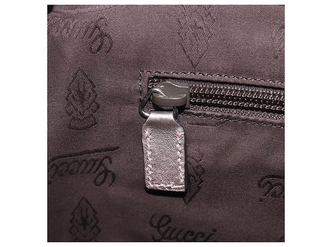 GUCCI GG Implementation Tote Bag PVC Leather Silver 211138 - vista 20