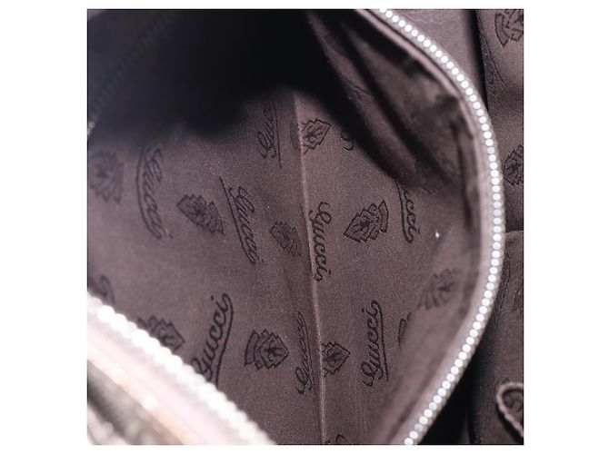 GUCCI GG Implementation Tote Bag PVC Leather Silver 211138 - vista 21