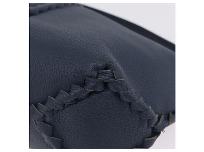 Bottega Veneta INTRECCIATO Shoulder Bag Leather Blue - vista 17