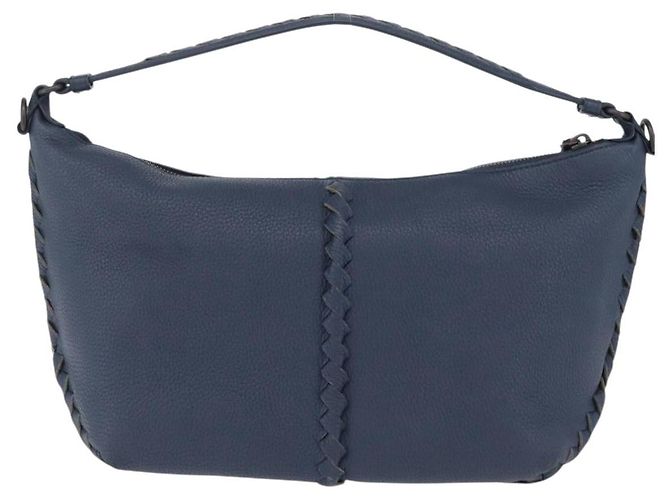 Bottega Veneta INTRECCIATO Shoulder Bag Leather Blue - vista 2