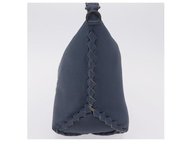 Bottega Veneta INTRECCIATO Shoulder Bag Leather Blue - vista 3