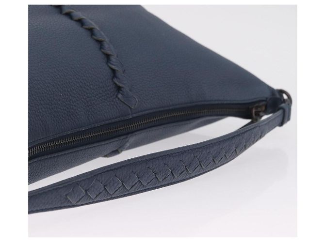 Bottega Veneta INTRECCIATO Shoulder Bag Leather Blue - vista 7