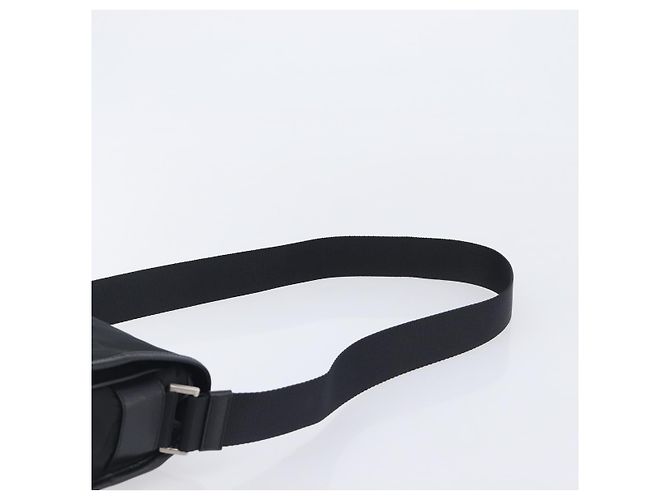 PRADA Shoulder Bag Nylon Black Silver - vista 14