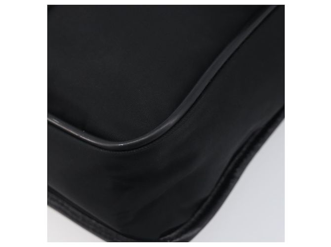 PRADA Shoulder Bag Nylon Black Silver - vista 15
