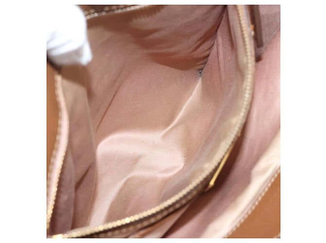 Miu Miu Hand Bag Leather 2way Brown Gold - vista 24
