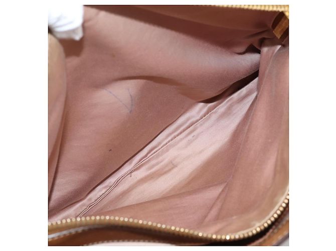 Miu Miu Hand Bag Leather 2way Brown Gold - vista 26