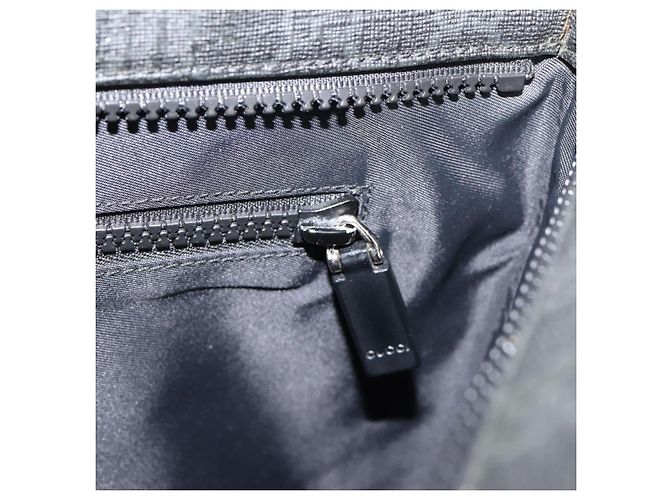 GUCCI GG Supreme Shoulder Bag PVC Black 162904 - vista 23