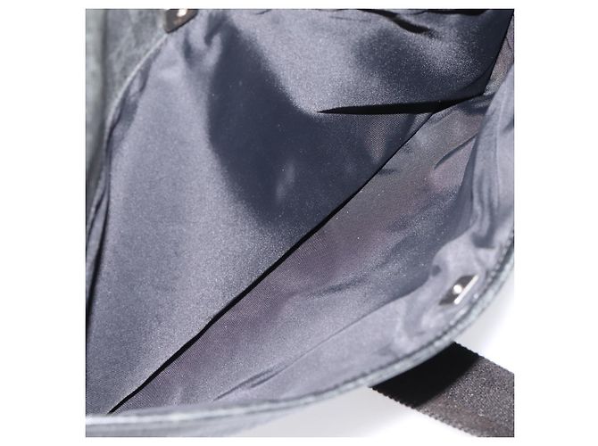 GUCCI GG Supreme Shoulder Bag PVC Black 162904 - vista 26