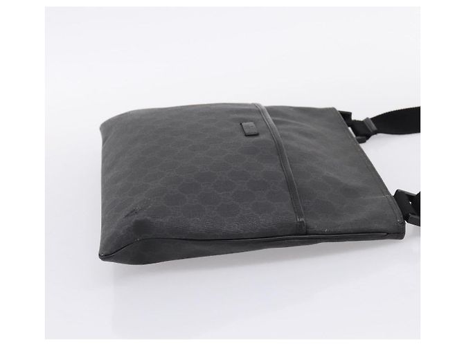 GUCCI GG Supreme Shoulder Bag PVC Black 162904 - vista 5
