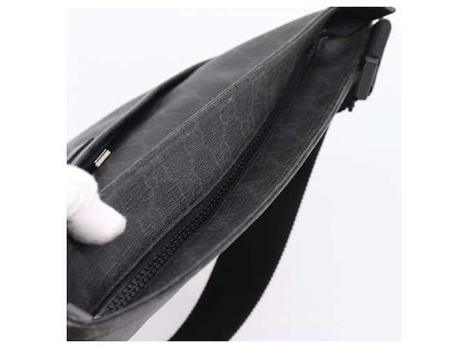GUCCI GG Supreme Shoulder Bag PVC Black 162904 - vista 6
