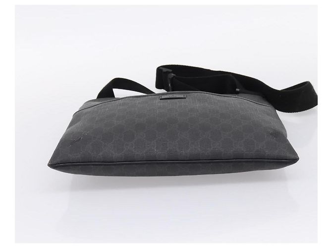 GUCCI GG Supreme Shoulder Bag PVC Black 162904 - vista 9
