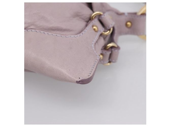 FENDI Shoulder Bag Leather Purple Gold 8BR414 - vista 11