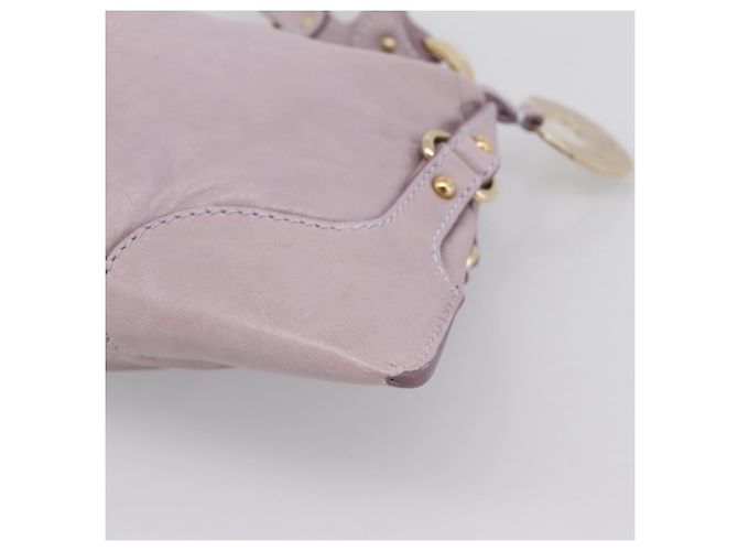 FENDI Shoulder Bag Leather Purple Gold 8BR414 - vista 13