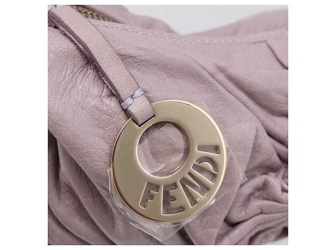 FENDI Shoulder Bag Leather Purple Gold 8BR414 - vista 16