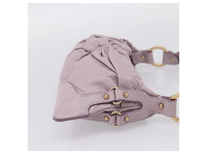 FENDI Shoulder Bag Leather Purple Gold 8BR414 - vista 6