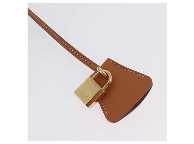Céline CELINE Vertical Cabas Large Hand Bag Canvas Ivory Gold Tone - vista 15