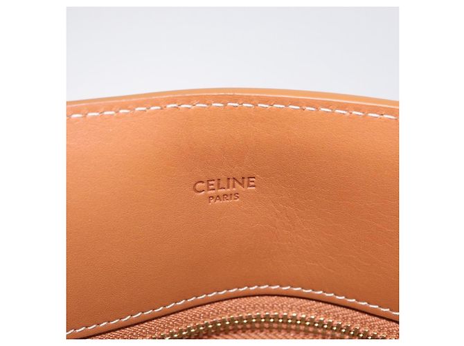 Céline CELINE Vertical Cabas Large Hand Bag Canvas Ivory Gold Tone - vista 17