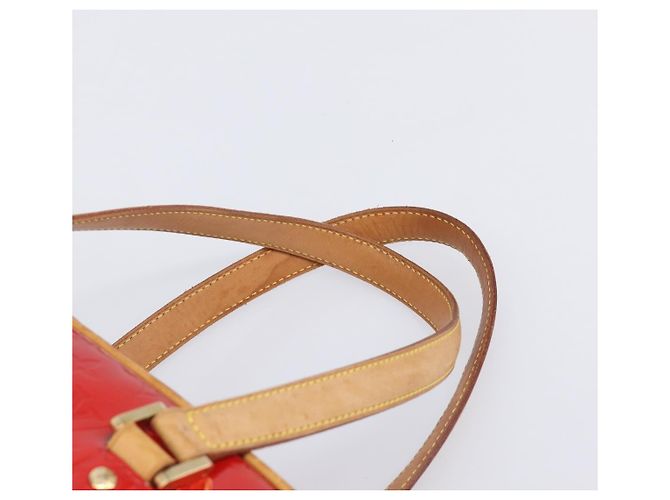 LOUIS VUITTON Monogram Vernis Sutton Hand Bag Red M91080 LV - vista 14