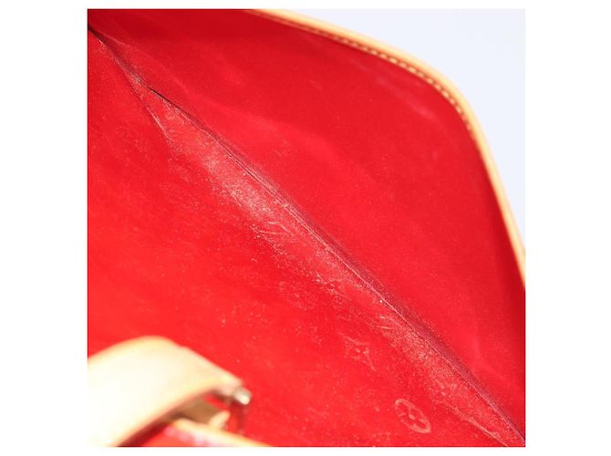 LOUIS VUITTON Monogram Vernis Sutton Hand Bag Red M91080 LV - vista 28