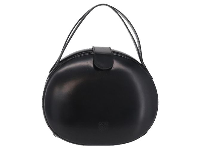 LOEWE Hand Bag Leather Black Gold - vista 13