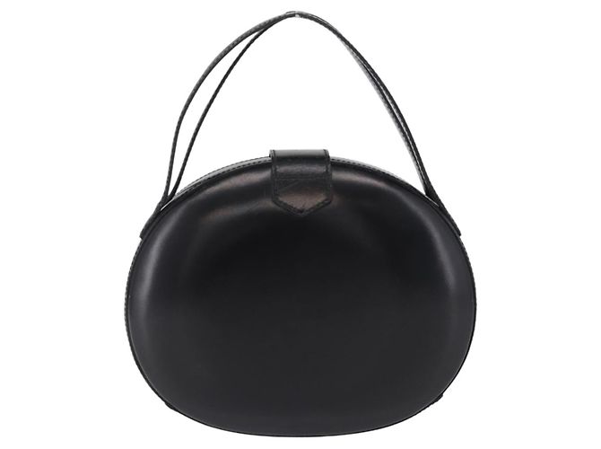 LOEWE Hand Bag Leather Black Gold - vista 2