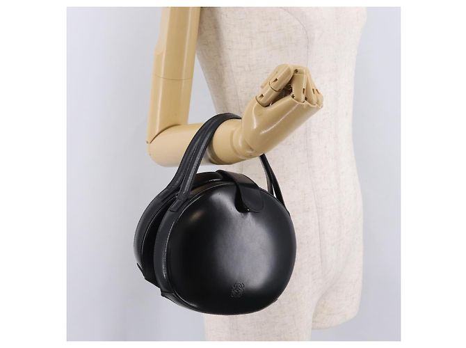 LOEWE Hand Bag Leather Black Gold - vista 23