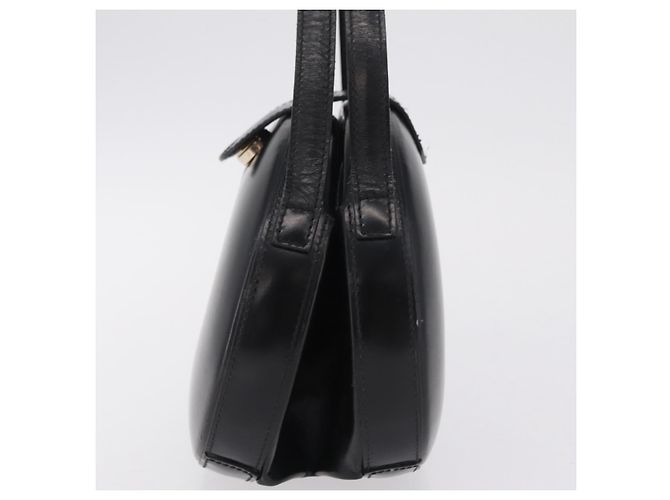LOEWE Hand Bag Leather Black Gold - vista 3