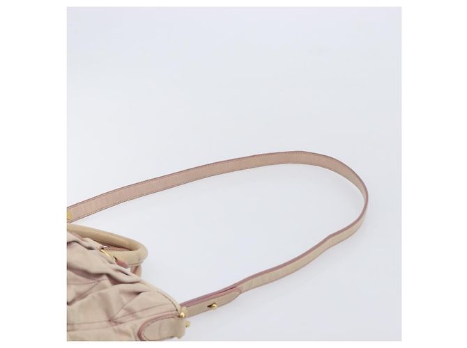 Miu Miu Hand Bag Leather 2way Pink Gold - vista 12