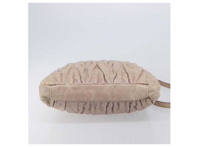 Miu Miu Hand Bag Leather 2way Pink Gold - vista 14