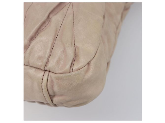 Miu Miu Hand Bag Leather 2way Pink Gold - vista 15