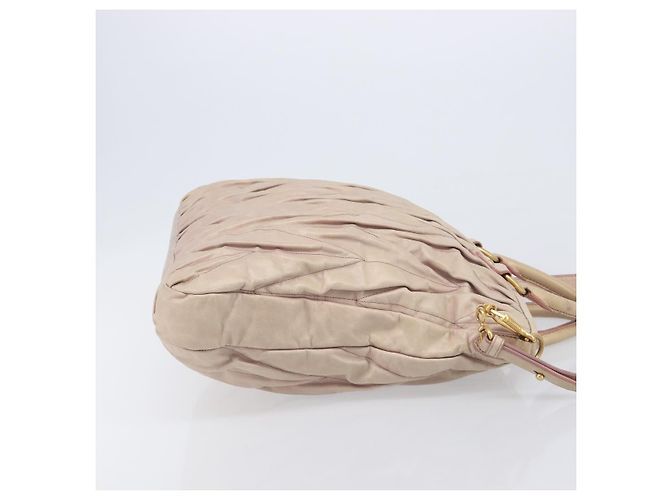 Miu Miu Hand Bag Leather 2way Pink Gold - vista 4