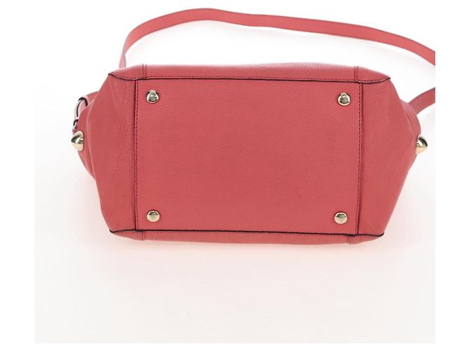 Chloé Chloe Hand Bag Leather 2way Pink Gold Tone - vista 12