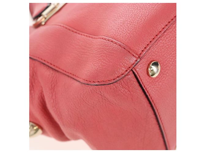 Chloé Chloe Hand Bag Leather 2way Pink Gold Tone - vista 13