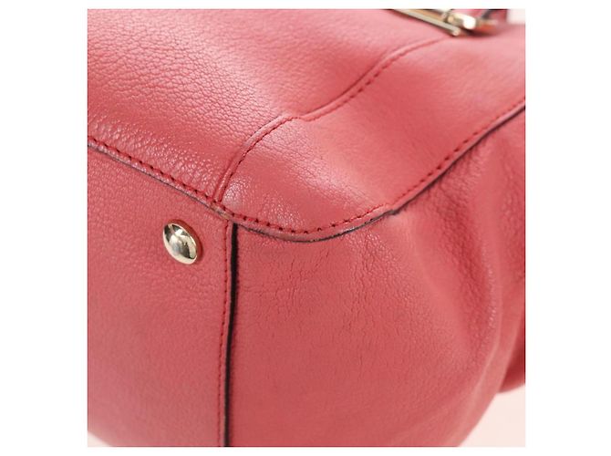 Chloé Chloe Hand Bag Leather 2way Pink Gold Tone - vista 14