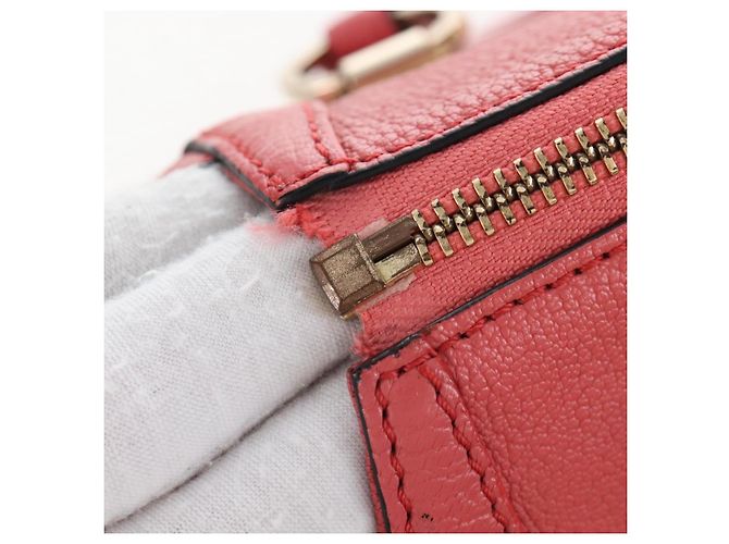 Chloé Chloe Hand Bag Leather 2way Pink Gold Tone - vista 18