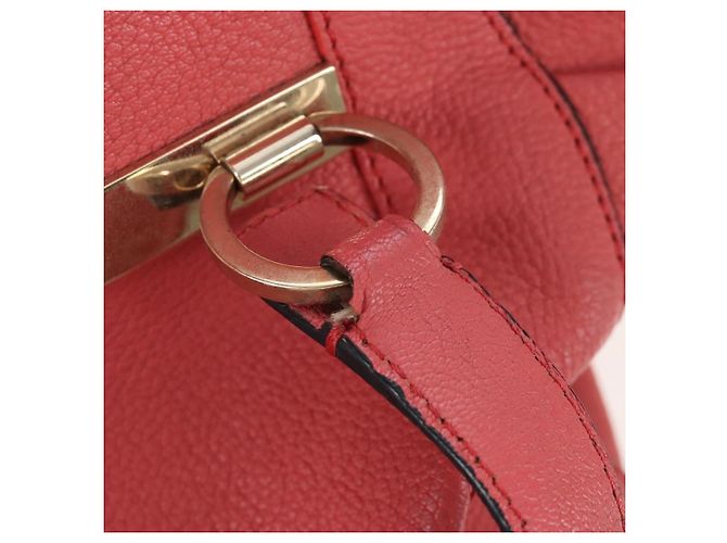 Chloé Chloe Hand Bag Leather 2way Pink Gold Tone - vista 27
