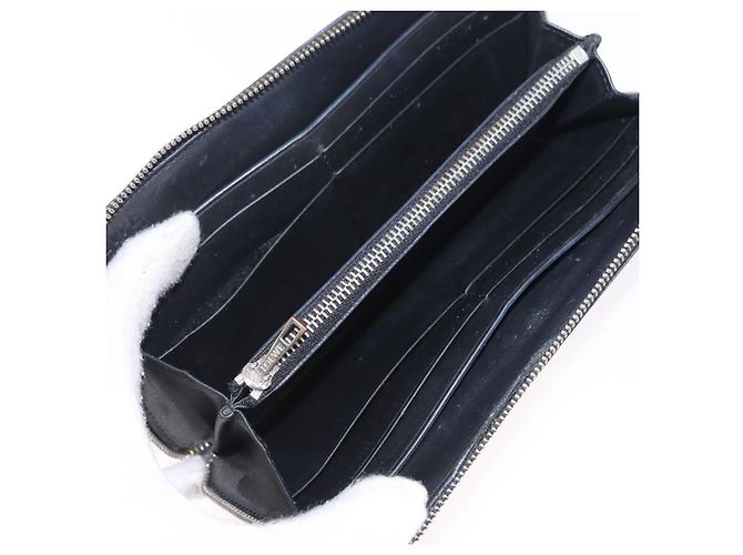 LOEWE Anagram Zippy Wallet Leather Silver Rainbow - vista 10