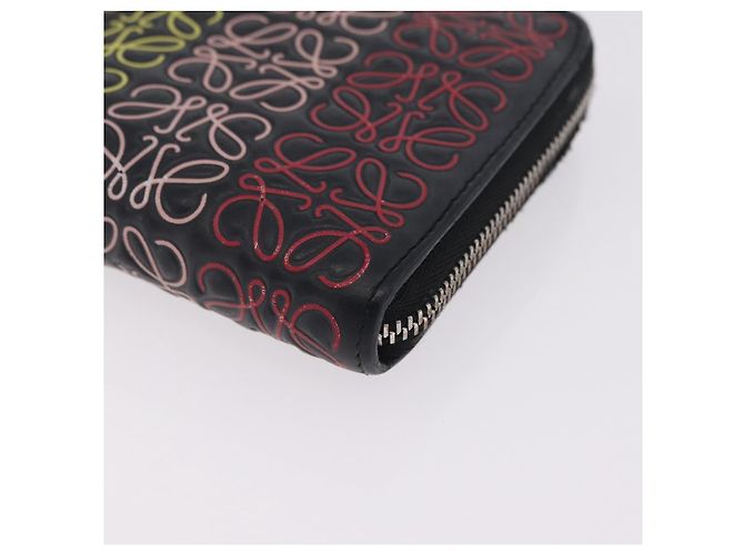 LOEWE Anagram Zippy Wallet Leather Silver Rainbow - vista 14