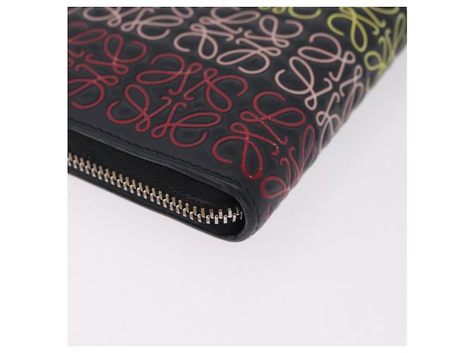 LOEWE Anagram Zippy Wallet Leather Silver Rainbow - vista 15