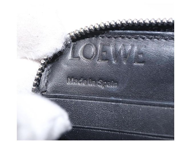 LOEWE Anagram Zippy Wallet Leather Silver Rainbow - vista 17
