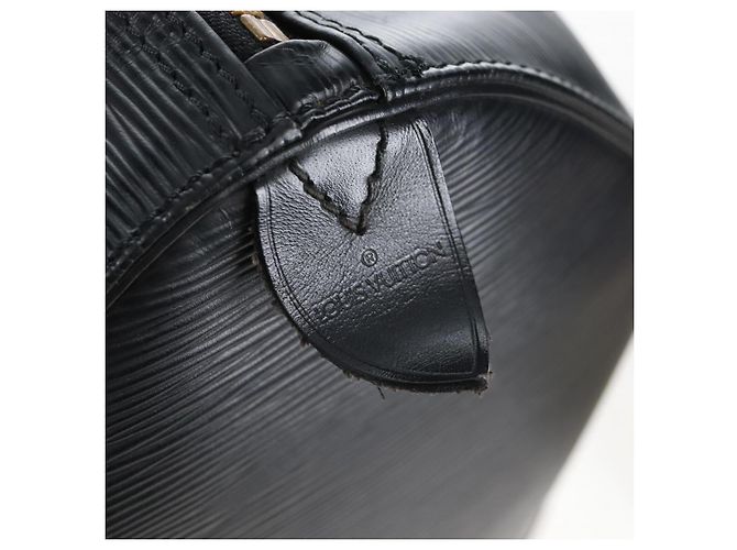 LOUIS VUITTON Epi Keepall 50 Boston Bag Noir M42962 LV - vista 19